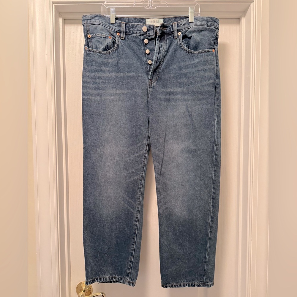 We The Free Straight Blue Jeans